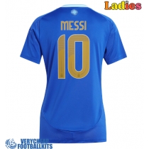 Argentina Lionel Messi #10 Replica Away Shirt Ladies Copa America 2024 Short Sleeve